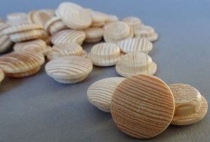 Zaślepka grzybek sosnowy średnica 15mm 100szt