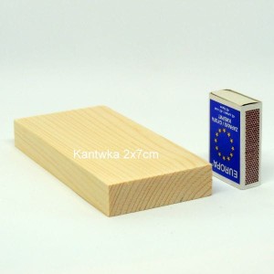 Kantówka z drewna heblowana  2x5cm