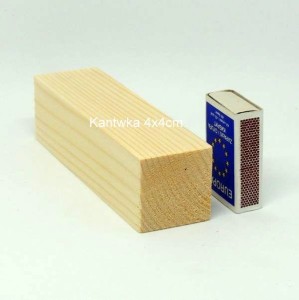 Kantówka z drewna heblowana 4x4cm