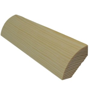 Ćwierćwąłe wypukły sosnowy 30x30mm