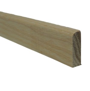 Cokół  z drewna jesionowego 0,9x3cm