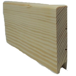  Listwa  przypodłogowa cokół  sosnowa  1,7x9cm 