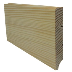  Listwa  przypodłogowa cokół  sosnowa  1,3x9cm