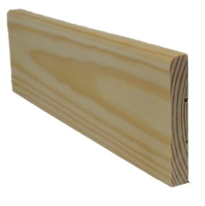 Cokół  sosnowy  1x6cm 