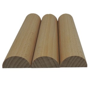 Półwałek  bukowy 30x15mm 