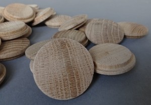 Zaślepka zatyczka dębowa średnica 30mm 100szt