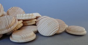 Zaślepka grzybek sosnowy średnica 30mm 100szt 